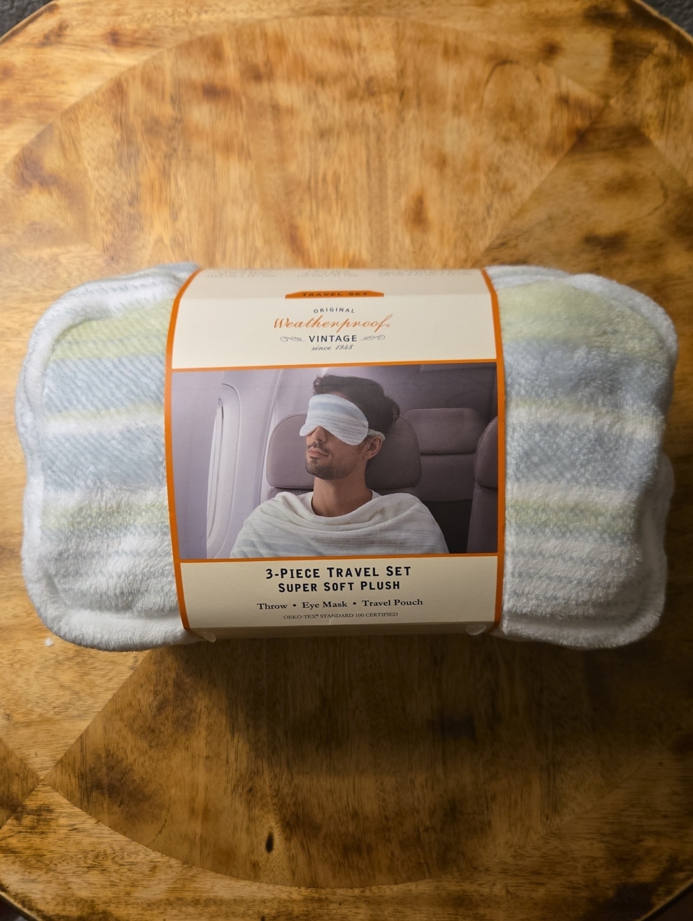 Original Weatherproof Vintage 3 Piece Plush Travel Set